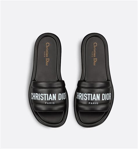 every d slide dior|CHRISTIAN DIOR Lambskin Embossed Every.